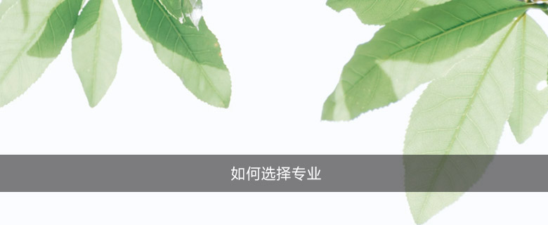 如何選擇專業
