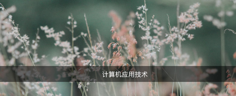 計(jì)算機(jī)應(yīng)用技術(shù)
