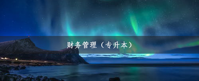 財務管理(專升本)