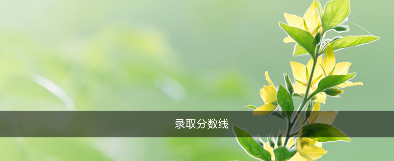 錄取分?jǐn)?shù)線